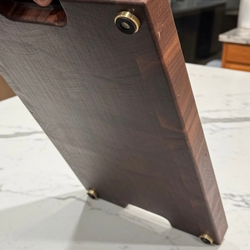 Luxury Walnut End-grain Cutting Board - Made for Ribs